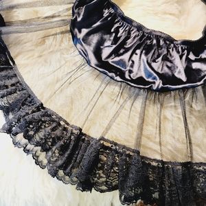 Victoria's Secret Second Skin Satin and Tulle Skirt